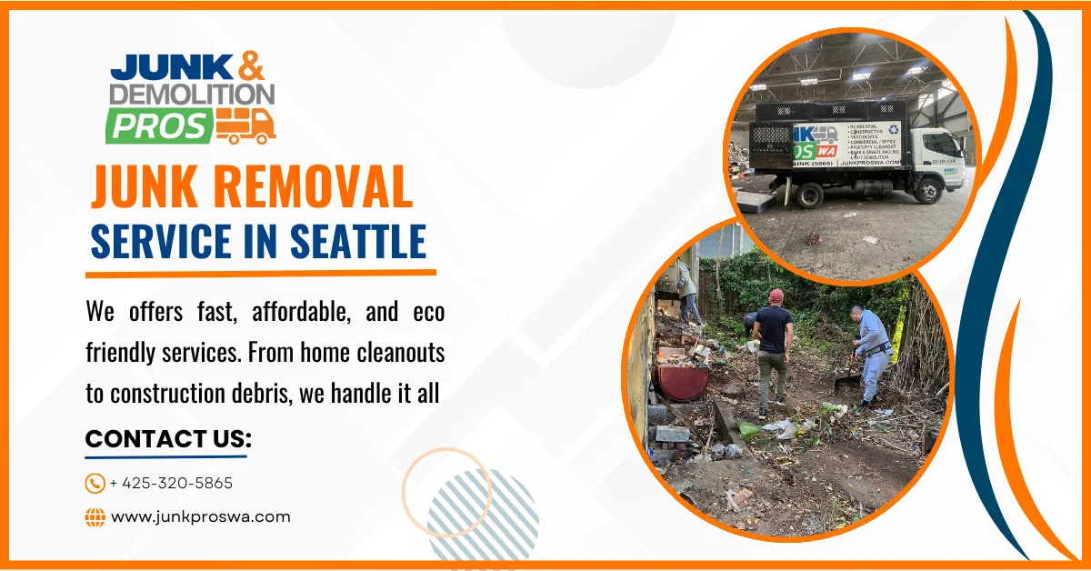 Junk Removal Services in Seattle by Junk & Demolition Pros LLC