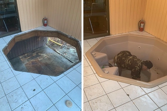 Comprehensive-Demolition-Service Hot Tub Demolition Service by Junk & Demolition Pros LLC