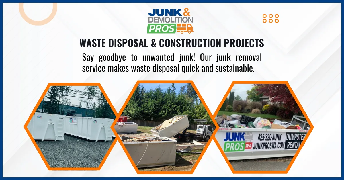 Proper Waste Disposal in Construction Projects by Junk & Demolition Pros LLC