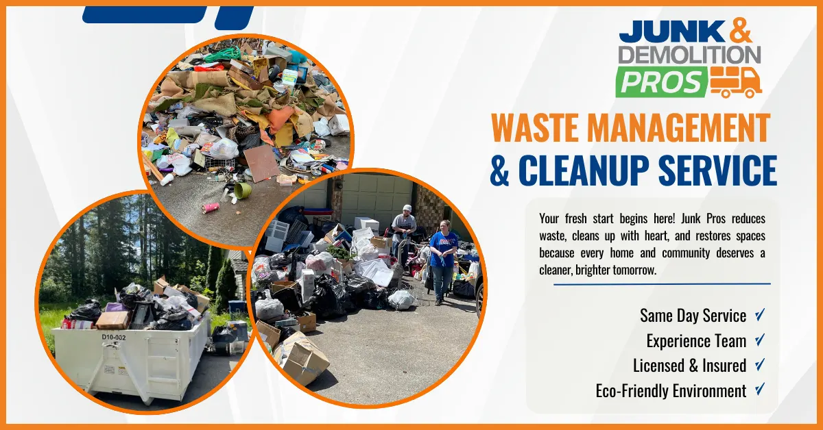 Waste Management by Junk & Demolition Pros LLC