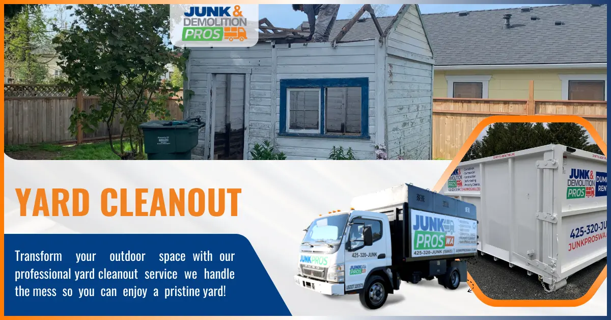 Yard Cleanouts by Junk & Demolition Pros LLC