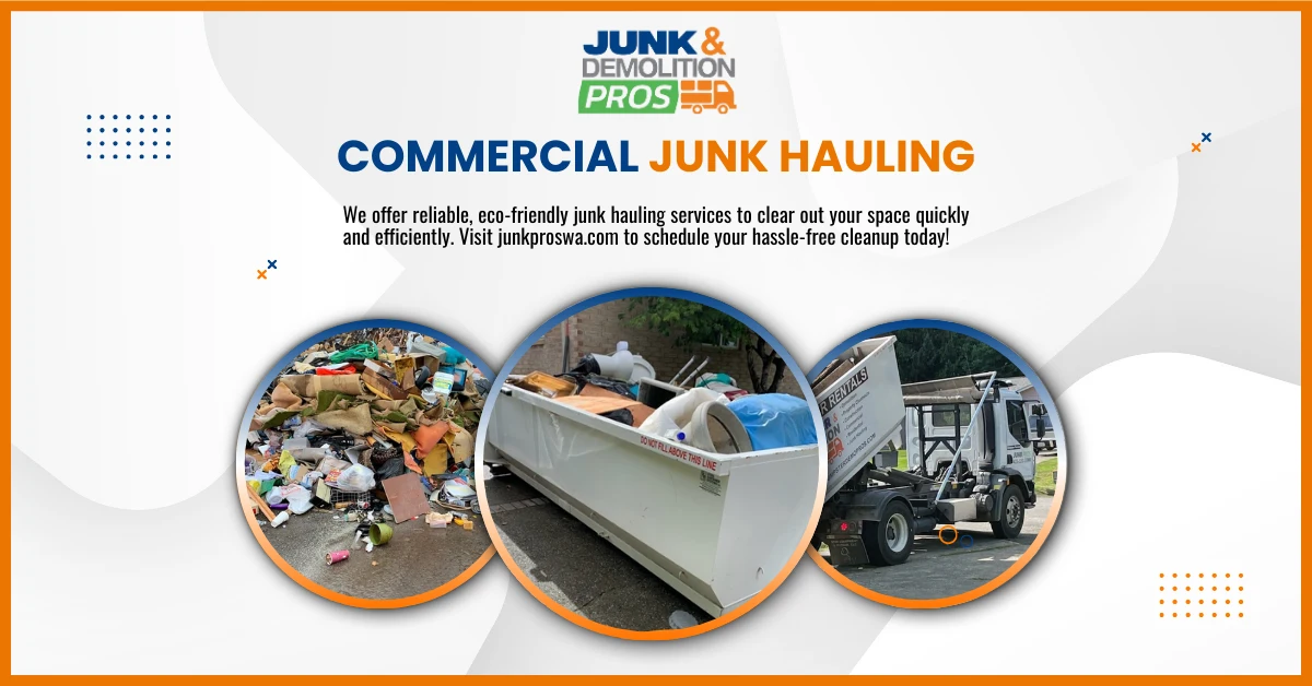 Commercial Junk Hauling by Junk & Demolition Pros LLC