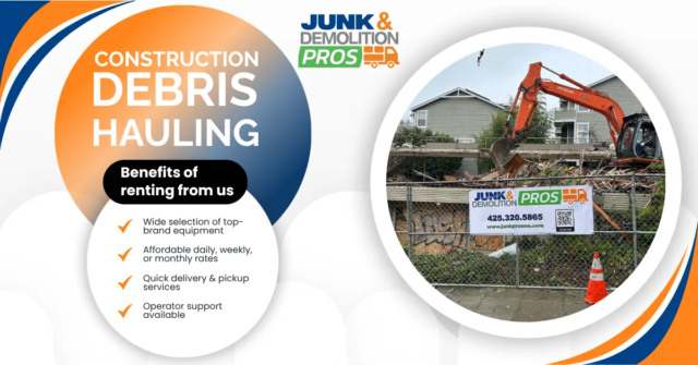 Construction Debris Hauling & Disposal