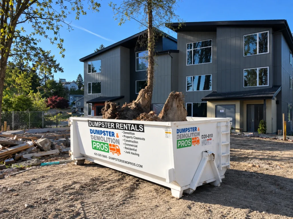 Construction dumpster rental