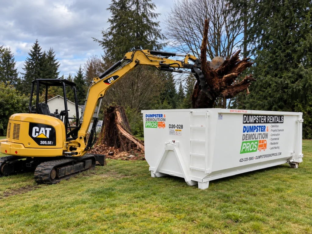 Concrete Dumpster