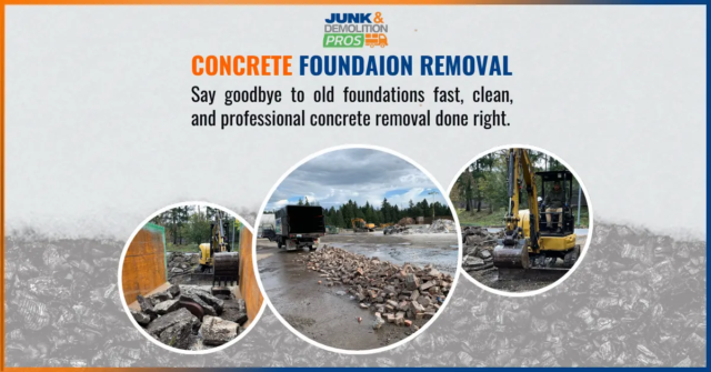 Concrete foundaion removal