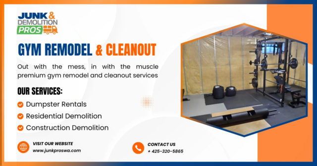 Gym remodel & cleanout