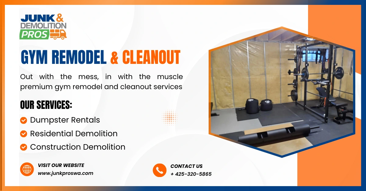 Gym remodel & cleanout