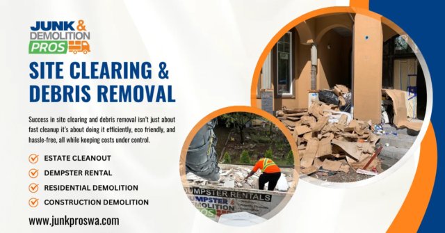 Site clearing & debris removal